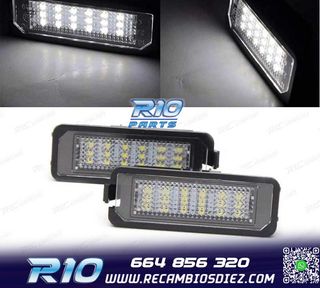 LUCES MATRÍCULA LED VOLKSWAGEN VW GOLF IV V VI VII PASSAT N