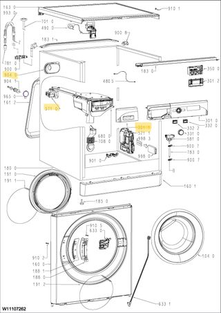 Distributore Whirlpool + Cassetto + Elettrovalvola