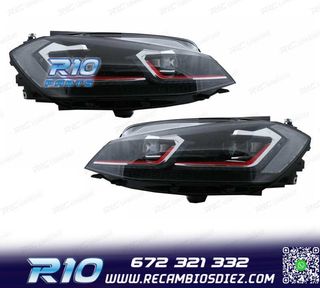 FAROS VOLKSWAGEN VW GOLF 7.5 17-19 FULL LED DINAMICOS LOOK G