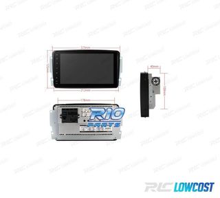 RADIO GPS ANDROID 12 PARA MERCEDES VIANO VITO C W203 A W168