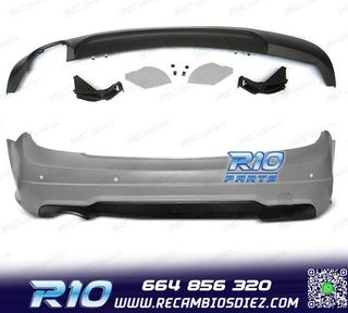 PARAGOLPES TRASERO MERCEDES CLASE C204 W204 11-14 LOOK AMG P