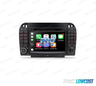RADIO GPS ANDROID 10 PARA MERCEDES S W220 98-05