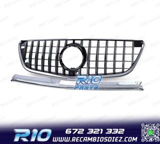 PARRILLA MERCEDES CLASE V W447 14-19 LOOK AMG NEGRO CROMO