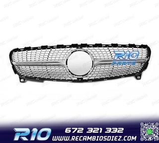 PARRILLA MERCEDES CLASE A W176 16-18 LOOK DIAMOND SILVER