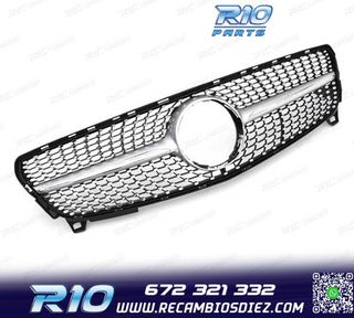 PARRILLA MERCEDES CLASE A W176 16-18 LOOK DIAMOND SILVER