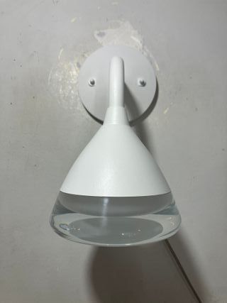 Lampada parete Led alluminio bianco IP54
