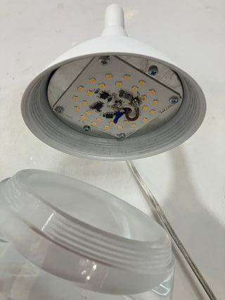 Lampada parete Led alluminio bianco IP54