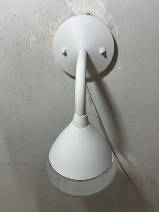 Lampada parete Led alluminio bianco IP54