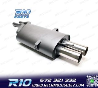 SILENCIOSO ESCAPE BMW SERIE 3 E46 2000- x2