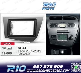 MARCO RADIO 2 DIN GRIS PARA SEAT LEON 05-12