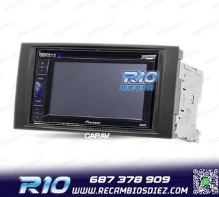 MARCO NEGRO RADIO 2-DIN PARA VOLKSWAGEN VW TOUAREG 02-10 T5