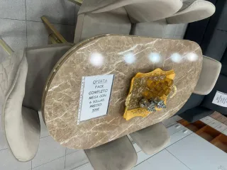 Mesa turca + 6 sillas nuevas 399€