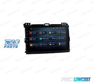 RADIO GPS ANDROID 12 PARA TOYOTA LAND CRUISER 02-09