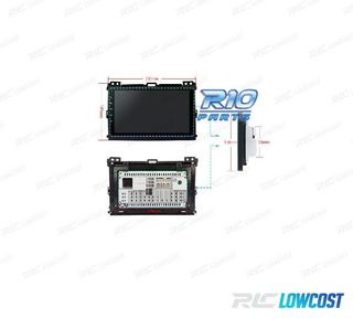 RADIO GPS ANDROID 12 PARA TOYOTA LAND CRUISER 02-09