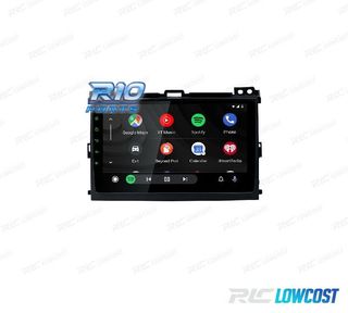 RADIO GPS ANDROID 12 PARA TOYOTA LAND CRUISER 02-09
