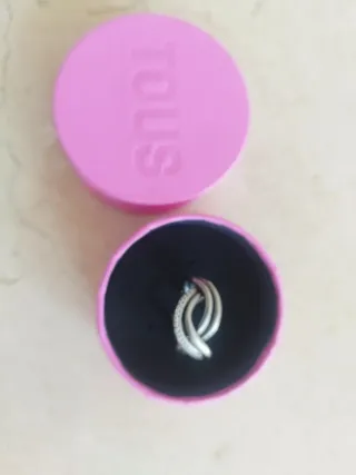 Anillo Tous Kinshasa Plata y Diamantes