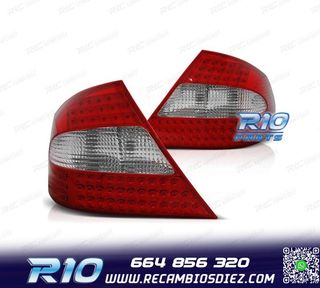 PILOTOS PARA MERCEDES CLK W209 05-10 LED ROJO CROMO