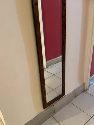 Espejo Rectangular Madera Vintage
