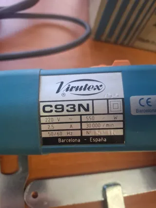 VIRUTEX FRESADORA DE RANURAS C-93-N  NUEVA SIN USO