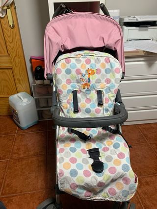 Carrito Silver Cross Rosa y Negro