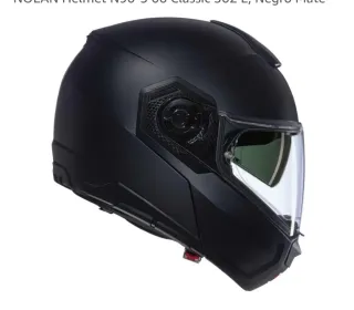 Casco Moto Nolan N90-3 Negro Mate Talla L