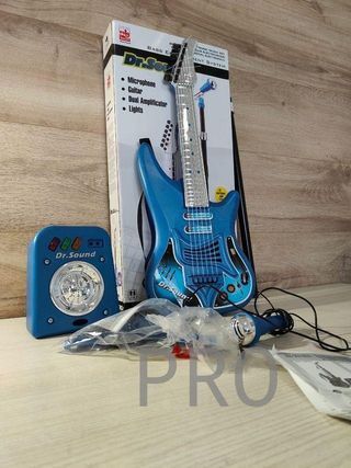 REIG- Set con Guitarra, Micrófono y Bafle