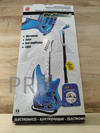 REIG- Set con Guitarra, Micrófono y Bafle