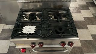Cocina 4 fuegos con horno