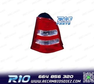 PILOTO IZQ PARA MERCEDES CLASE A W168 01-04 BLANCO ROJO
