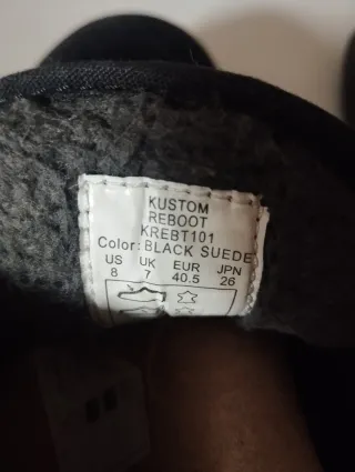 Botines ante Kustom negros
