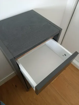 Mueble auxiliar gris antracita