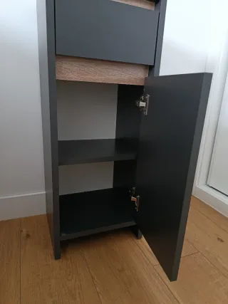 Mueble auxiliar gris antracita