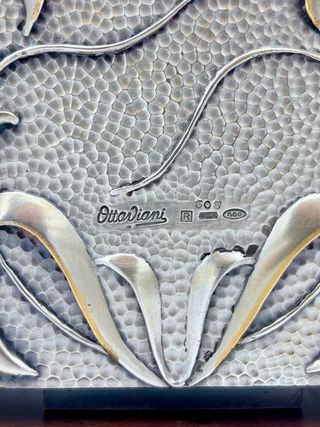 Orologio da Tavolo Ottaviani Vintage Argento