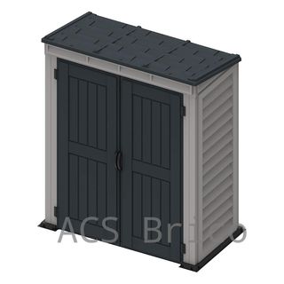 Caseta PVC Yardmate Pent Plus 91x170x202 cm - Duramax