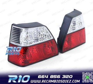 PILOTOS VOLKSWAGEN VW GOLF 2 83-91 ROJO BLANCO