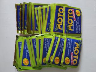 LOTE 50 SOBRES DE CROMOS SUPER MOTO MOTOR 16