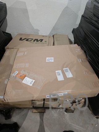 Specchio da parete per bagno con ripiano - VCM