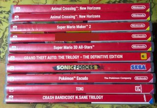 Pack de 9 caratulas Nintendo Switch