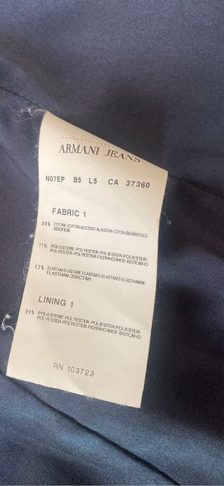 Completo Armani Jeans tg 42