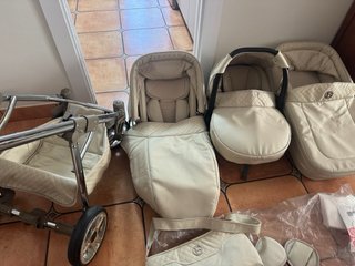 Carro Bebe 3 Piezas Bytax Beige