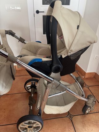 Carro Bebe 3 Piezas Bytax Beige