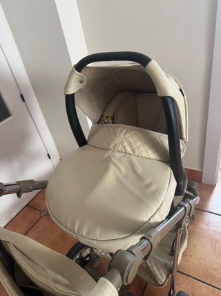 Carro Bebe 3 Piezas Bytax Beige