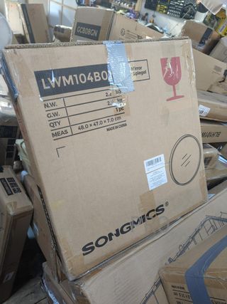 Specchio rotondo da bagno a parete