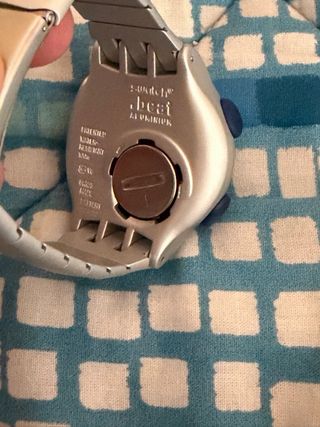 Orologio Swatch Beat Argento Blu