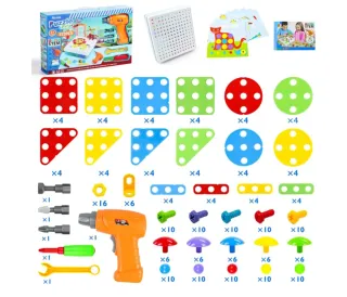 AKOKIE Puzzle Peg Juguete Construcción Montessori
