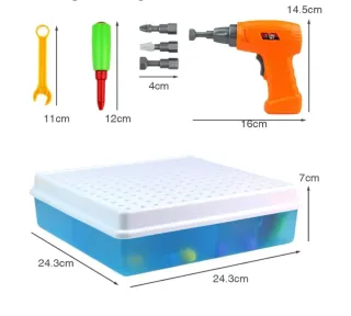 AKOKIE Puzzle Peg Juguete Construcción Montessori
