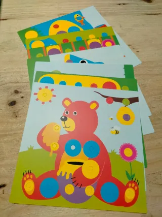 AKOKIE Puzzle Peg Juguete Construcción Montessori
