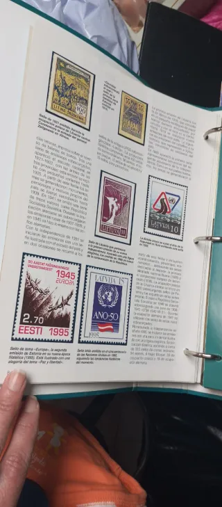 Colección de sellos Conocer y Coleccionar