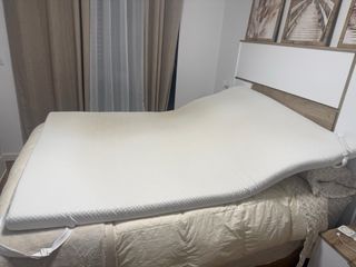 Topper para colchón de poliéster