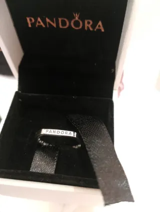 Anillo Pandora Plata de Ley Corazones